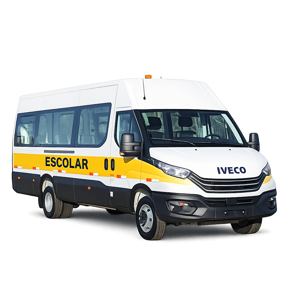 Van de passageiros 21 lugares diesel 170 cv – 0 km - Escolar - Iveco 50-180