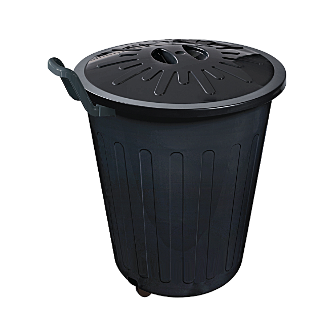 Cesto De Lixo Em Plástico Com Pedal Capacidade Para 100 Litros