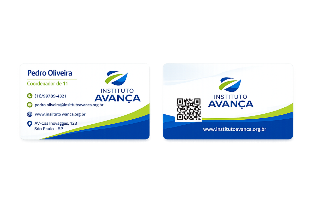 Cartão de Visita Standard – Papel Couchê 200g