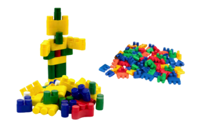 Kit Plugado Gigante - 160 Peças em Polietileno