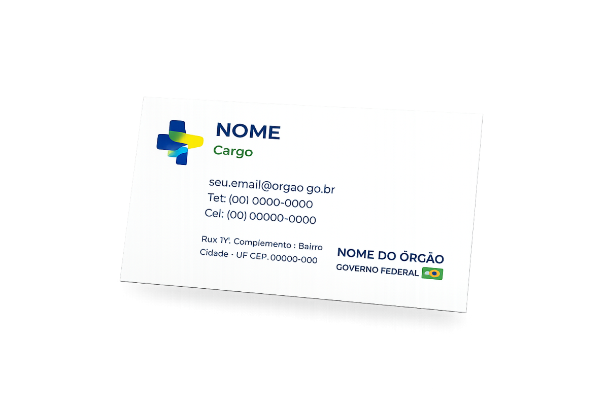 Cartão de Visita Institucional – Papel Couchê 200g