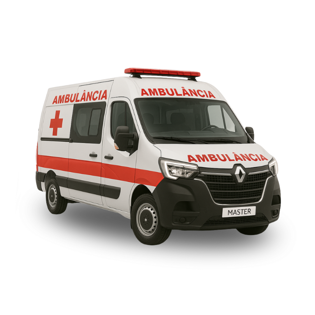 Ambulância Tipo A – Renault Master L1H1 Furgão para Simples Remoção