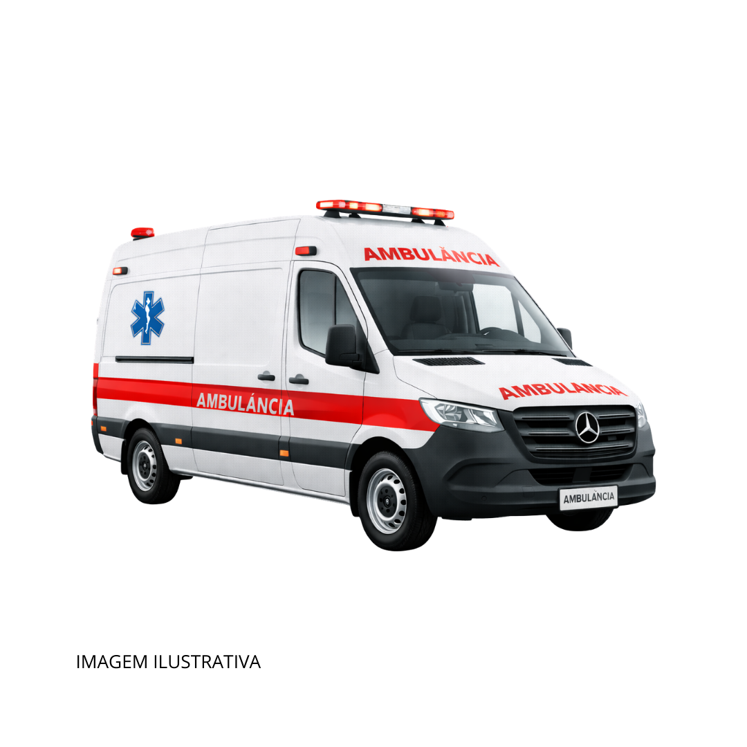 Ambulância Simples Remoção 10,5 M³ Mercedes-Benz Sprinter 417 Cdi Furgão Teto Alto