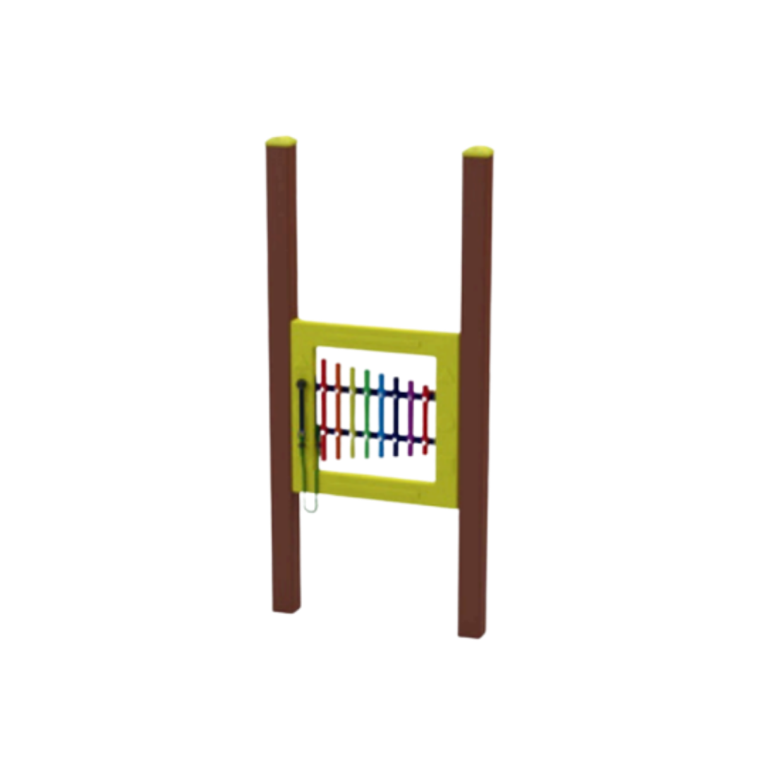 Painel Metalofone em Madeira Ecológica WPC