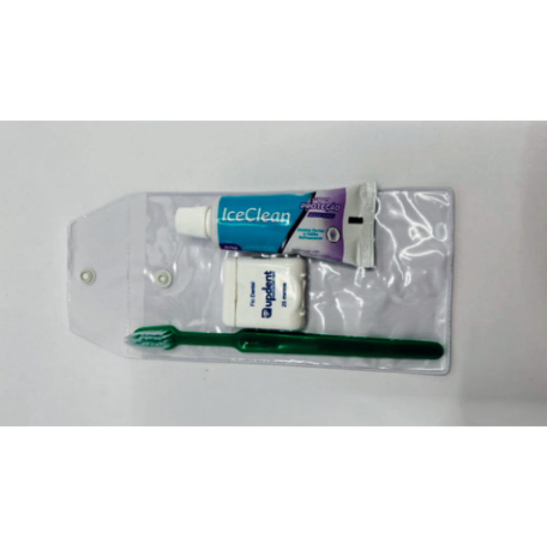 Kit de Reposição de Higiene Bucal Infantil – Escova, Gel Dental e Fio Dental Aprovados pela ABO