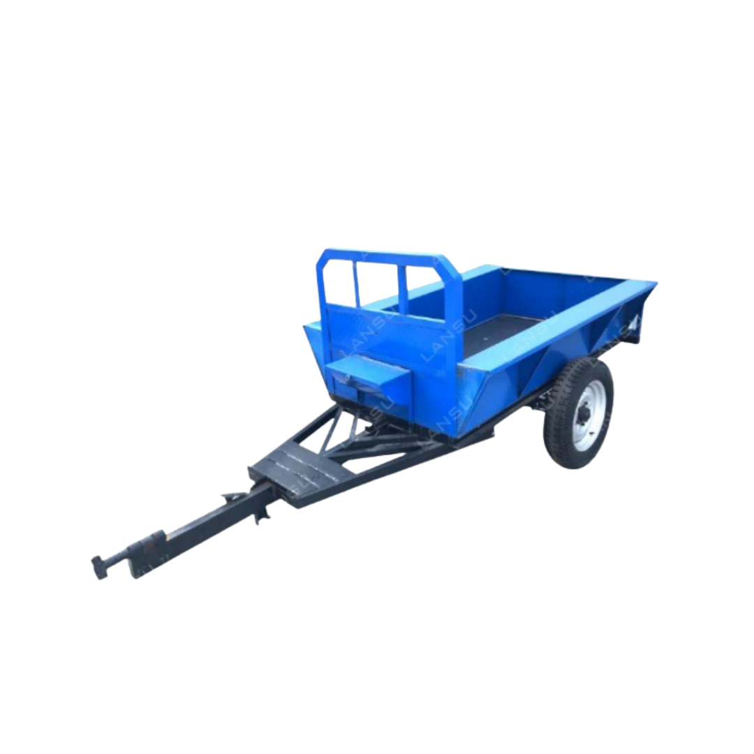 Yantai Lansu Ls 1500 Carreta Agrícola Para Microtrator Basculante 1.000 Kg