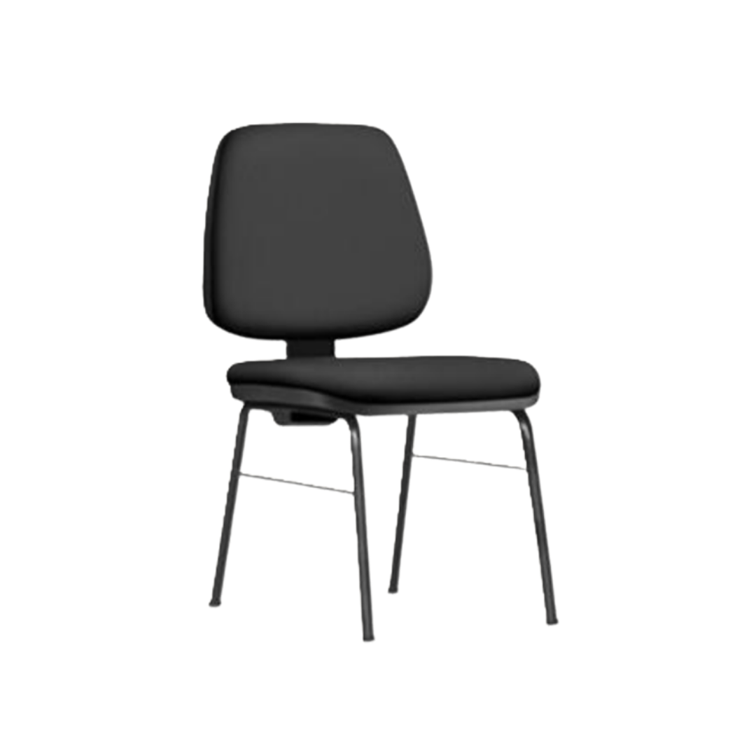 Cadeira de Diálogo Fixa 4 Pés – Estrutura Metálica