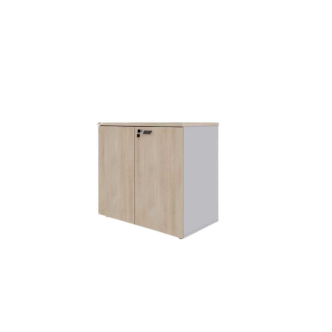 Armário Baixo 02 Portas Em Mdp Com 01 Prateleira Regulável 800x465x740mm