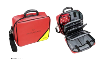 Bolsa para Suporte Básico de Vida - Vermelha e Amarela (SAMU)