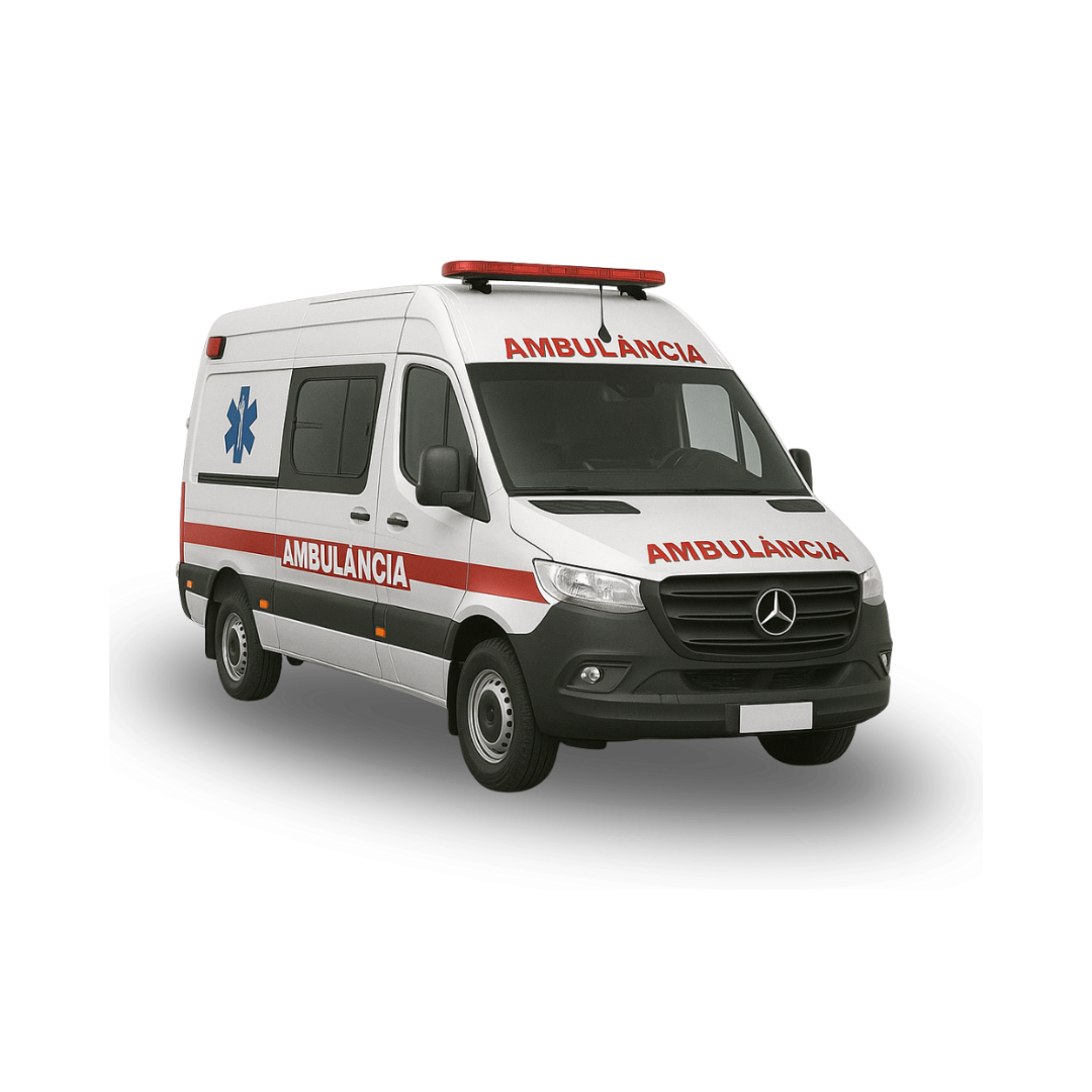 Mercedes‑Benz Sprinter – Ambulância Simples Remoção Furgão 10,5 m³ (0 km, 2024/2025)
