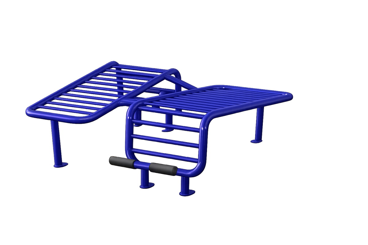 Prancha Abdominal Dupla Galvanizada a Fogo