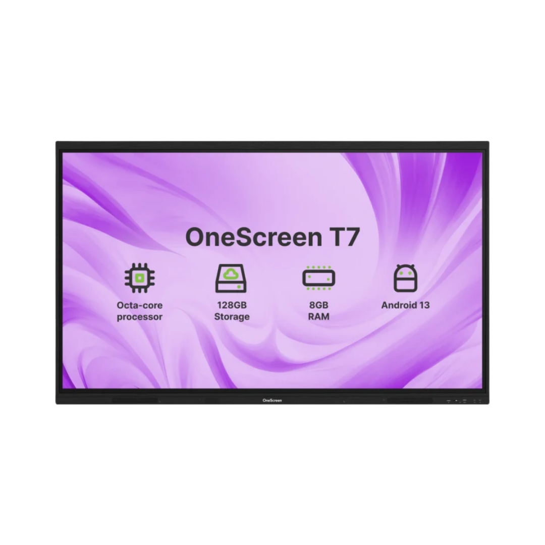 Tela Interativa Touchscreen 75” 4K UHD – OneScreen T7