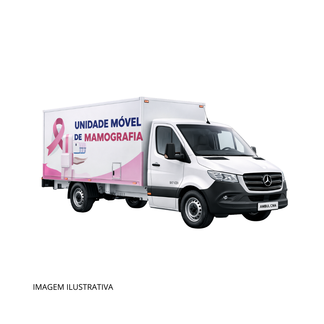 Unidade Móvel De Mamografia Mercedes-Benz Sprinter 517 Cabine Chassi