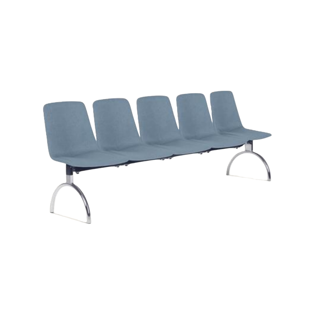 Cadeira Longarina com Base Fixa – 5 Lugares