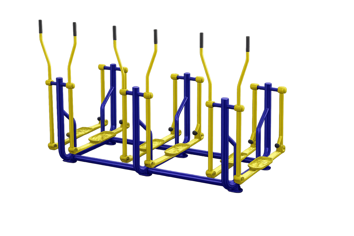 Simulador Esqui Triplo Galvanizado a Fogo