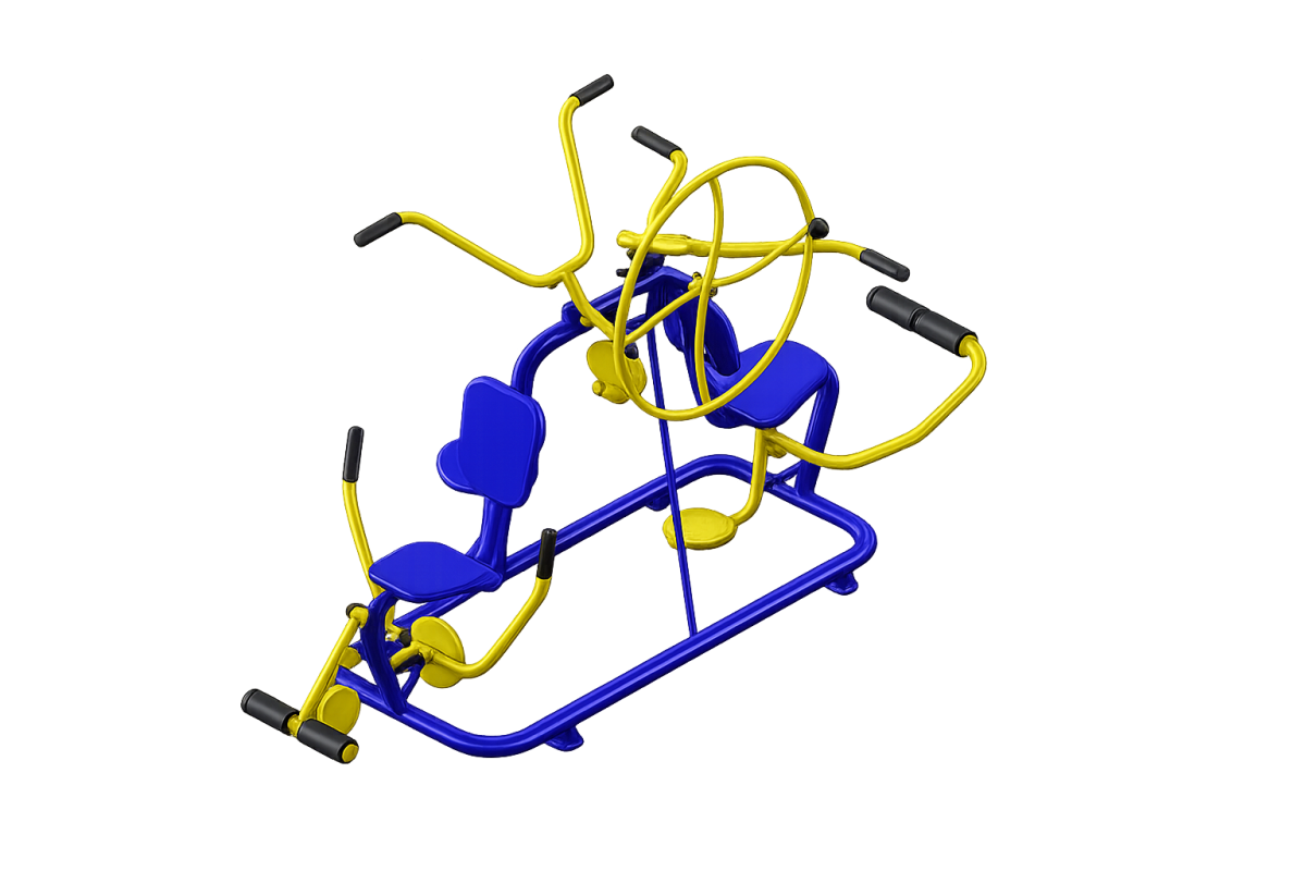 Múltiplo Exercitador - 6 Funções Galvanizado a Fogo