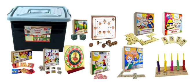 Baú Inclusão Social - Conjunto Pedagógico Adaptado