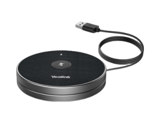 Microfone de Videoconferência 360° com Conectividade Sem Fio