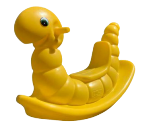 Gangorra Lagarta Feliz - Polietileno Rotomoldado