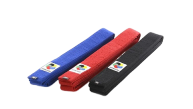 Faixa de Judô Branca com Ponta Preta – Reforçada 6 Costuras