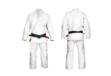 Kimono de Jiu-Jitsu Adulto Branco – Trançado Médio Reforçado