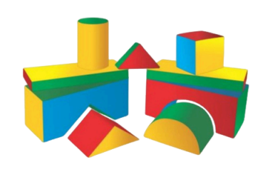 Blocos Recreativos - 9 Peças em espuma de alta Densidade