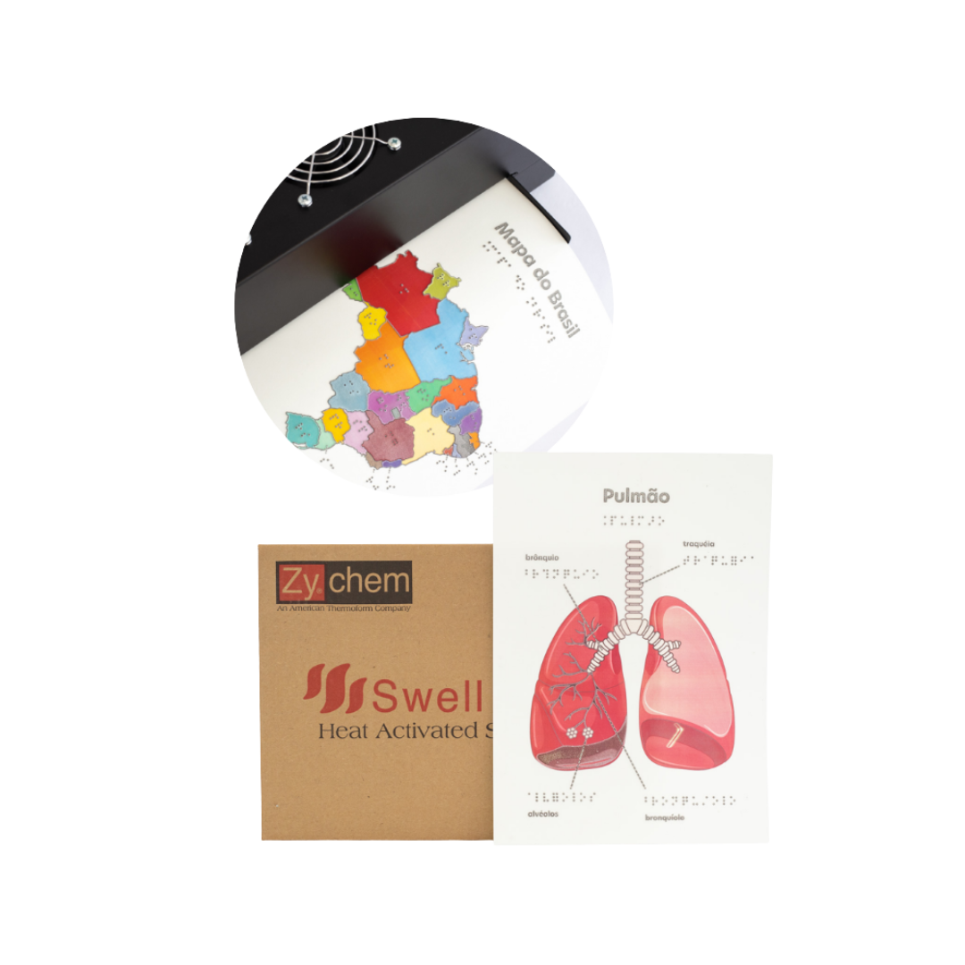 Papel Para Máquina De Relevos Táteis A3 Zy Text – American Thermoform