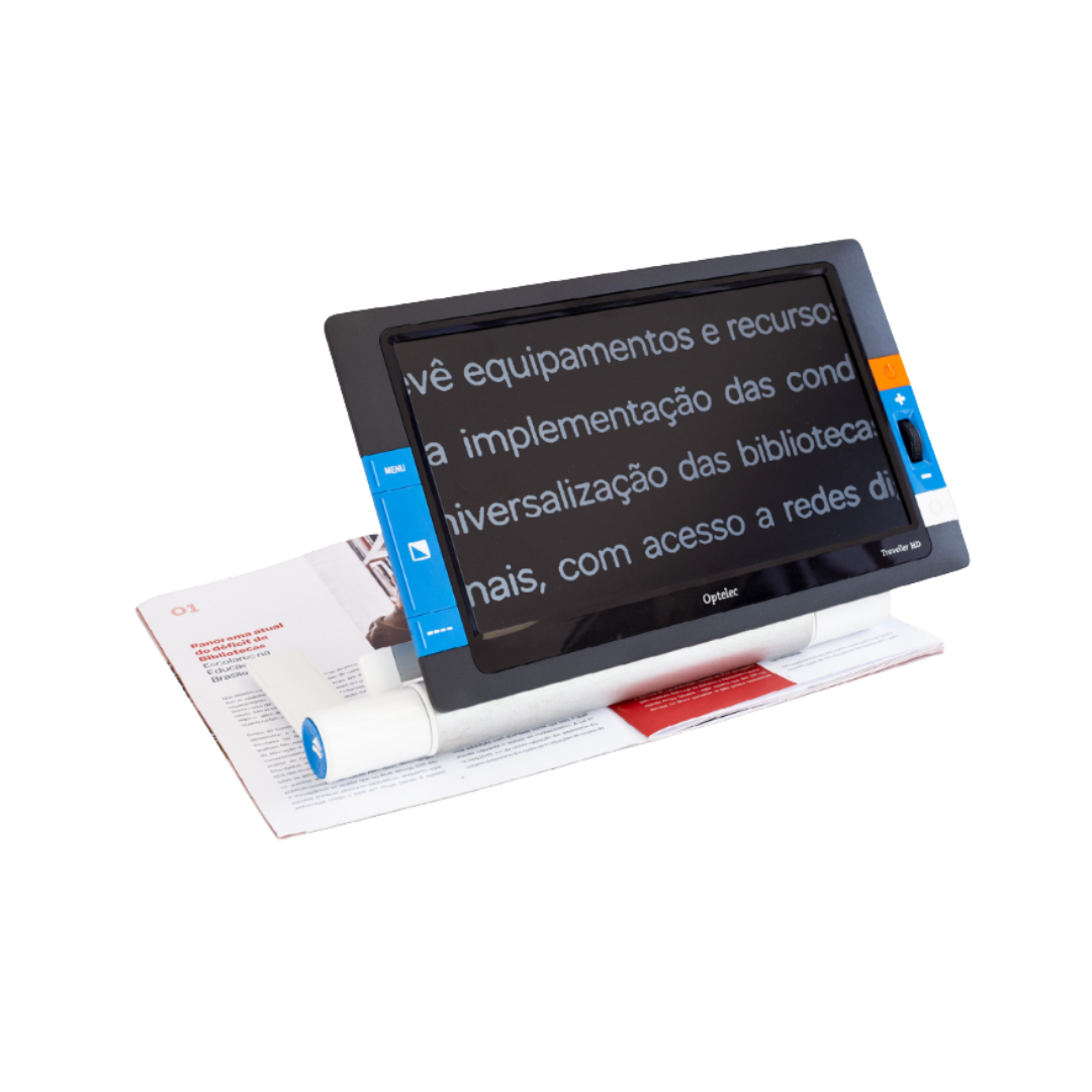 Ampliador De Mesa Portátil Com Tela De 13 Polegadas Traveller Hd