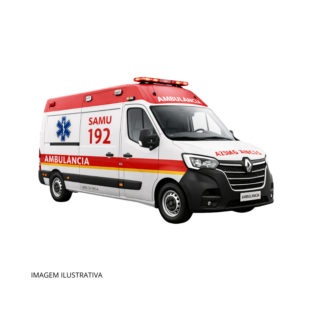 Ambulância Padrão Samu 192 Tipo B Renault Master L2h2 2025